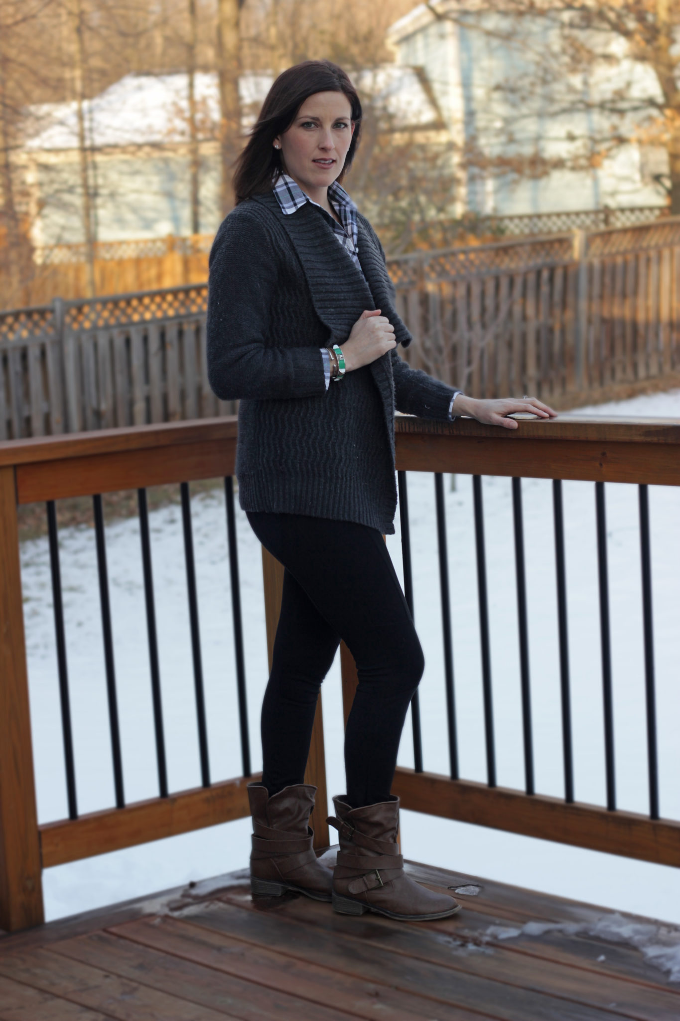 Stylish Saturday: Cardigan And Boots