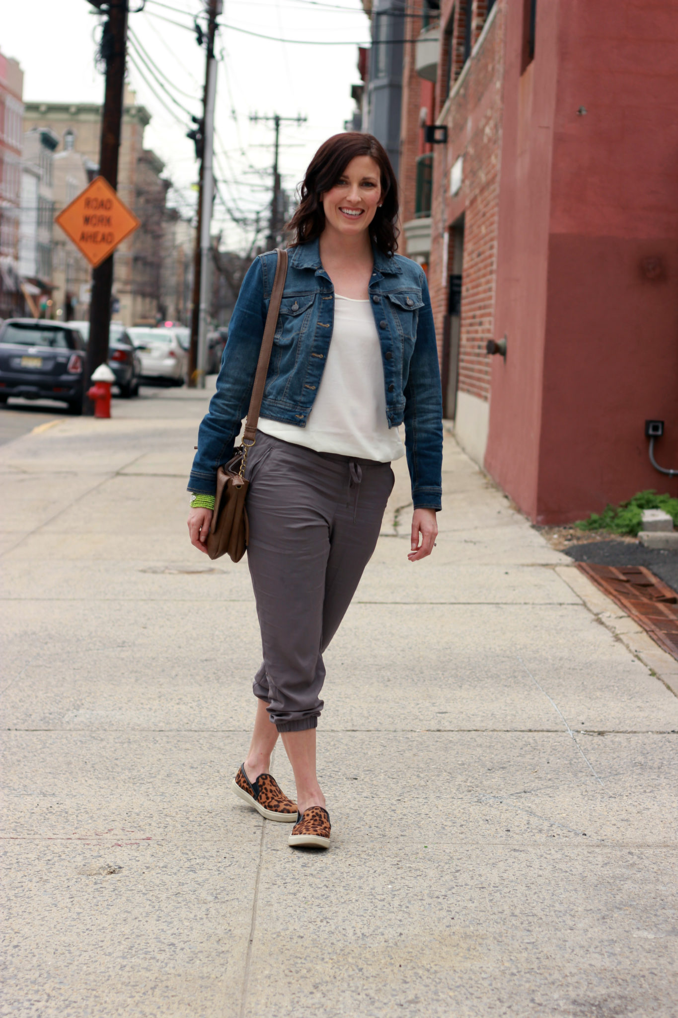 Jogger Pants And Leopard