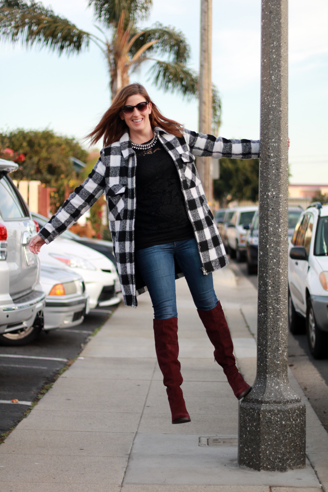 Buffalo Plaid And Lace
