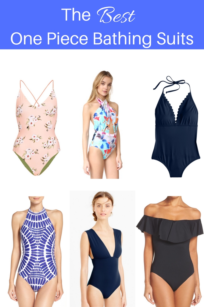 The Perfect One Piece Bathing Suits