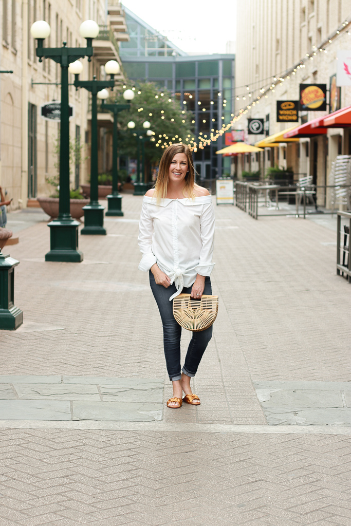 White Off The Shoulder Top: The Weekly Style Edit