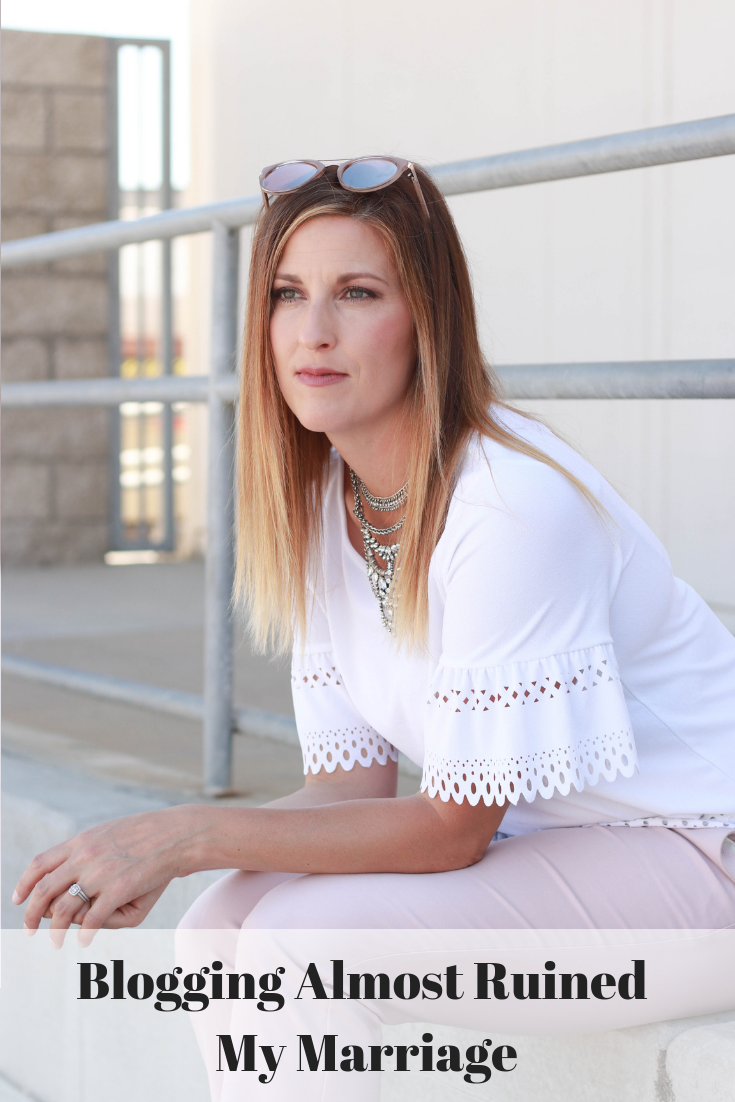 The Fashionista Momma shares a personal story about how blogging almost ruined her marriage.