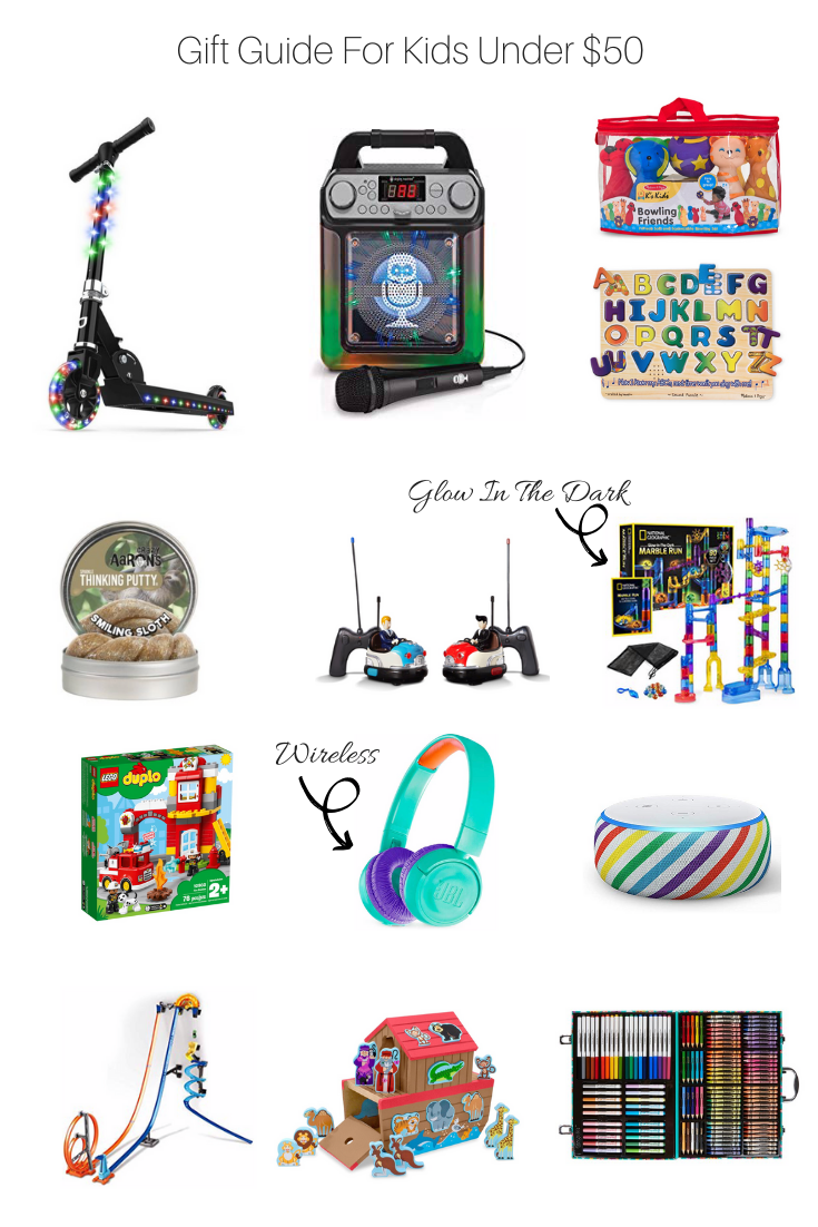 gift ideas for kids under $50