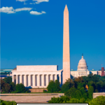 5 Places I Want To Travel To Again, featured by Popular Family Travel Blogger, The Fashionista Momma; photo of DC Skyline.