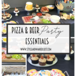 Pizza And Beer Party Essentials featured by Top US Party Blog, Style & Wanderlust; party tablescape with balloon arch.